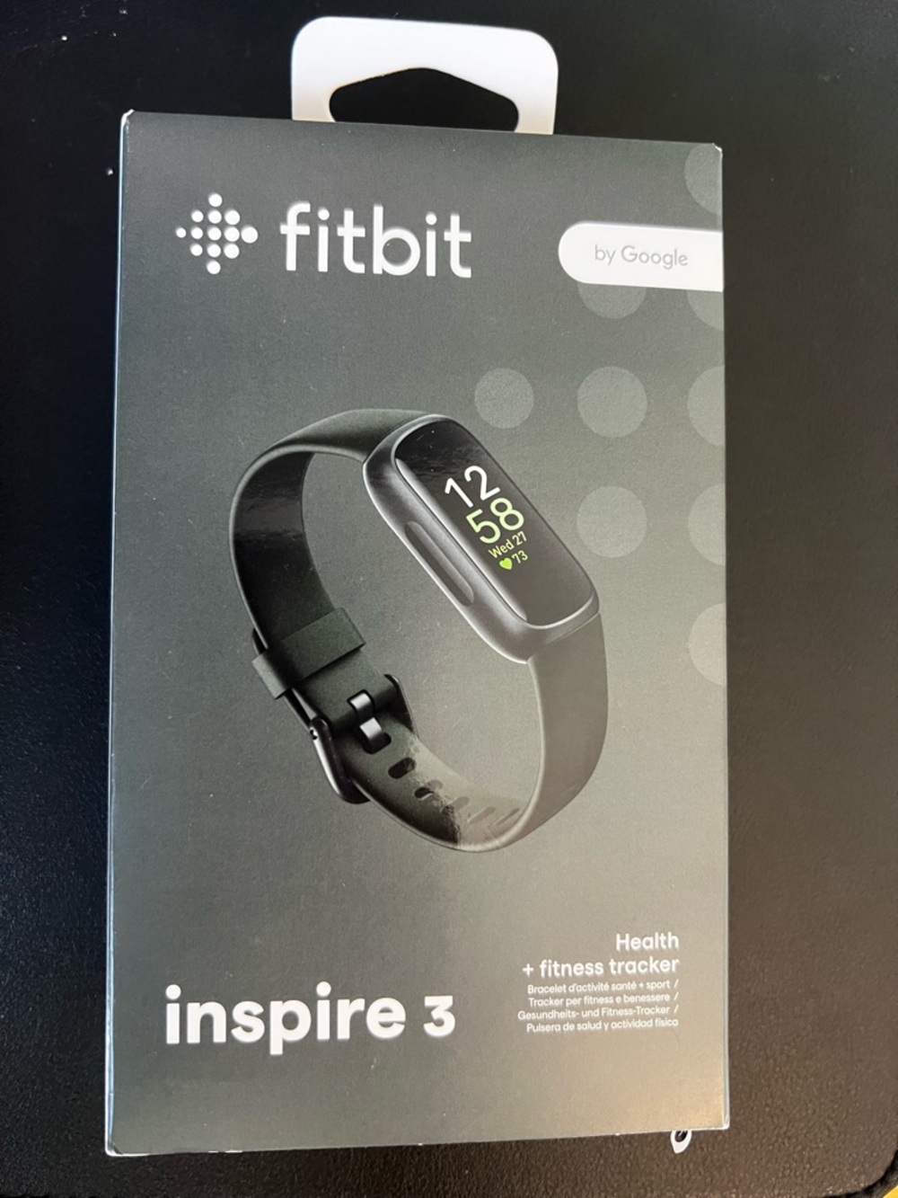 Fitbit Inspire 3 Fitness Tracker - Black -new